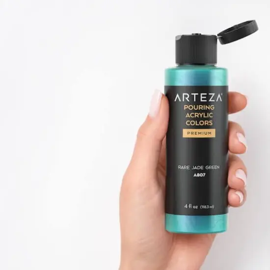 Arteza&reg; 4 Color Iridescent Nautical Tones Acrylic Pouring Paint Set {4}