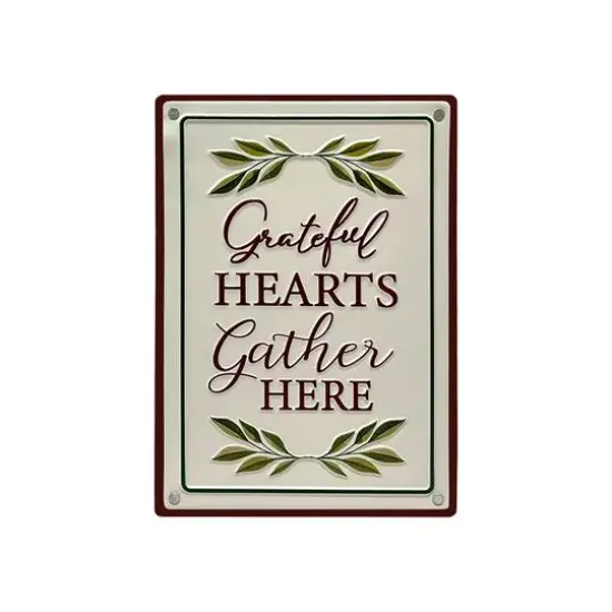 9.5" Grateful Hearts Gather Here Tabletop D&eacute;cor by Ashland&reg; {1}