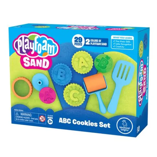 Educational Insights Playfoam Sand ABC Cookies Set {6}