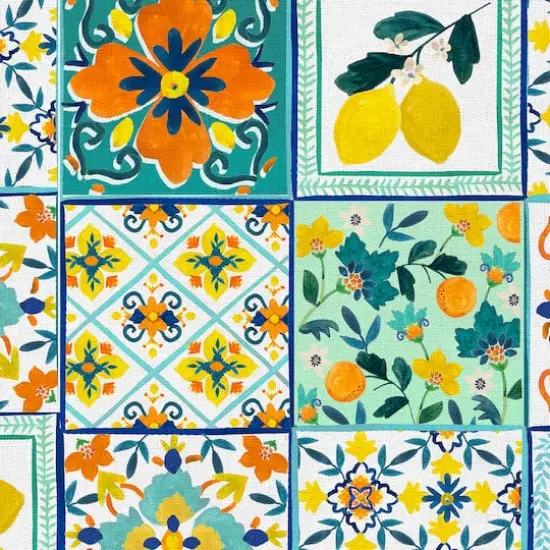 Fabric Editions Orchard Tile Cotton Fabric {4}