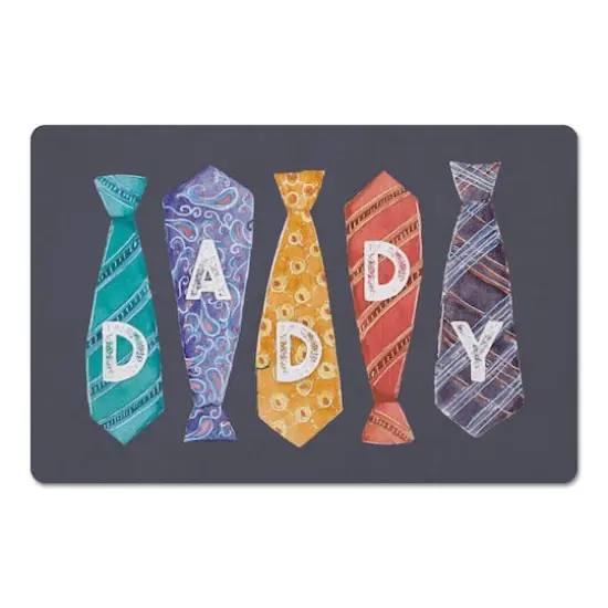 Daddy Ties Floor Mat {1}