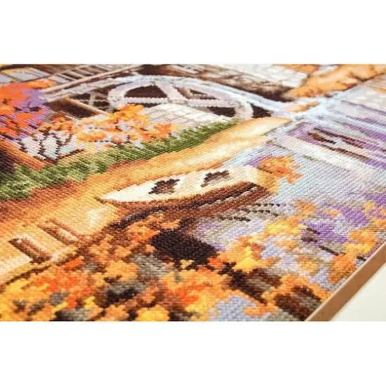 Luca-S Autumn Landscape Counted Cross Stitch Kit {4}