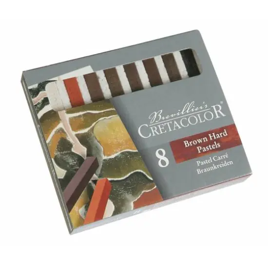 Cretacolor&reg; 8 Color Sanguine Brown Hard Pastel Set {3}