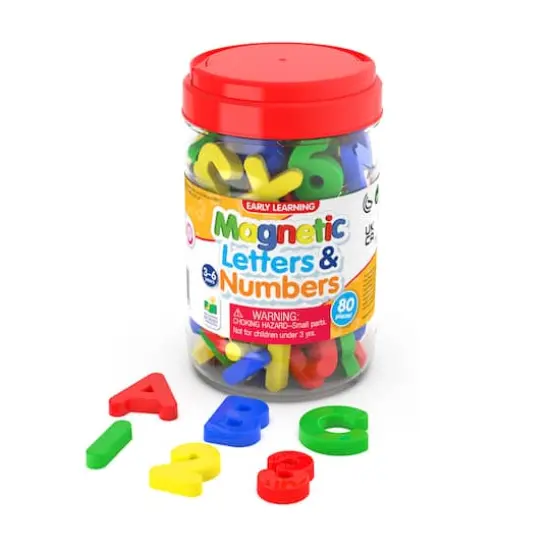 Early Learning - Magnetic Letters & Numbers {3}