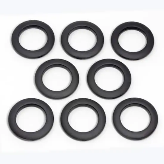 Dritz&reg; Home 1.562" Curtain Grommets, 8ct. Black {4}