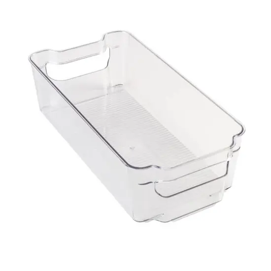 Honey Can Do Clear BPA-Free Stackable Refrigerator Organizer Storage Bins Set {20}