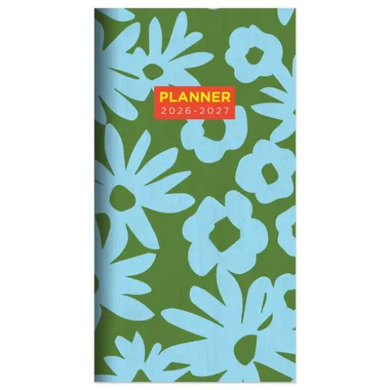 2026-2027 Flower Stencil Small Monthly Pocket Planner {1}