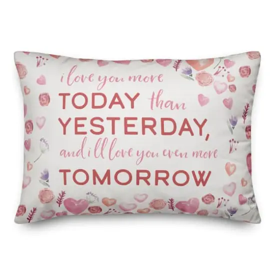 Love Quote Shiplap Throw Pillow, 14" x 20" {3}