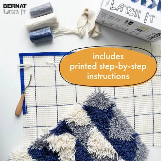 Bernat&reg; Latch It&trade; Harmonic Boho Yarn Kit {11}