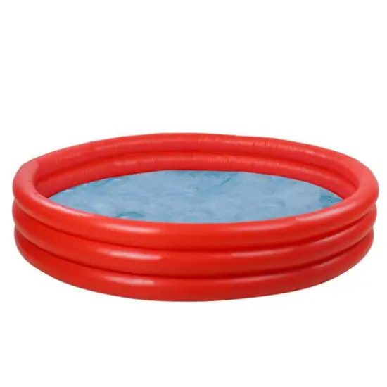 Pool Central&reg; 48" Red & Blue Round Inflatable Children's Swimming Pool {1}