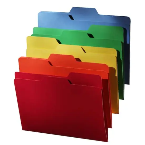 Find It Trading All Tab Assorted Colors Letter File Folder, 80ct. {1}