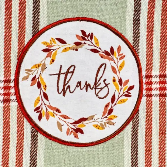 DII&reg; Plaid Thanksgiving Cozy Picnic Dishtowel Set {6}