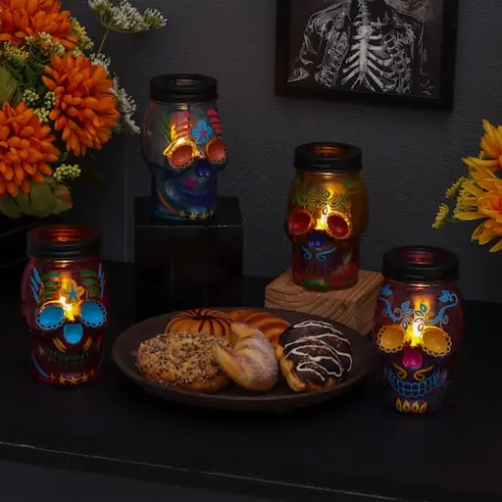 Assorted 6" Glass Candle Holder by Ashland&reg;, 1pc. {3}