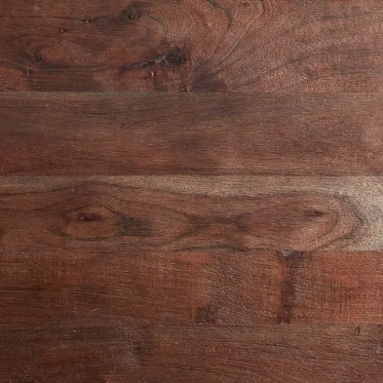 Hello Honey® 24" Saratoga Rustic Wood & Metal End Table Barn Door Gray {3}