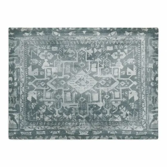 18" Navy Vintage Poly Twill Placemat {1}