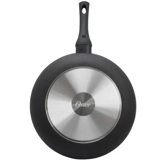 Oster Ashford 12" Black Aluminum Frying Pan {3}