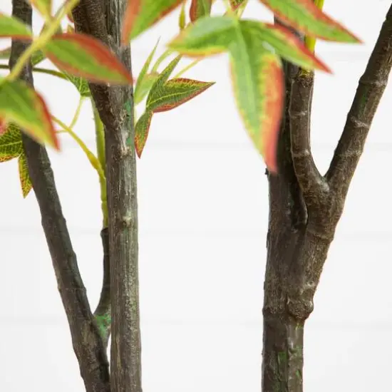 6ft. Green Autumn Nandina Artificial Potted Tree {6}