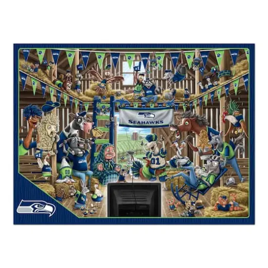NFL Barnyard Fans 500 Piece Puzzle Seattle Seahawks {5}