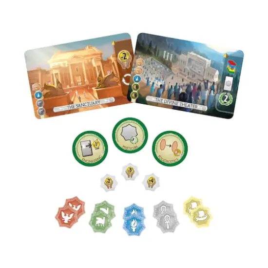 7 Wonders Duel Pantheon Board Game Expansion {4}