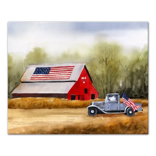 Country Barn Canvas Wall Art {1}