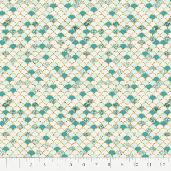Fabric Editions Scallop Cotton Fabric {3}