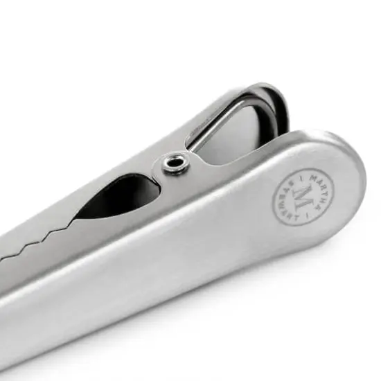 Martha Stewart Silver Stainless Steel Bag Clip Set, 4ct. {6}