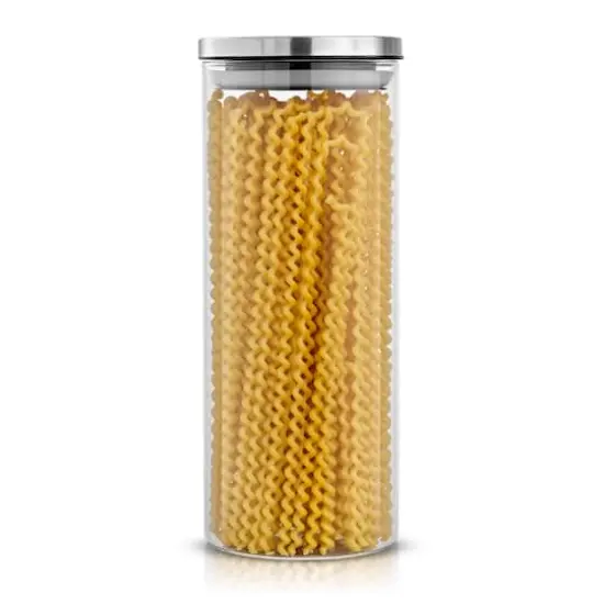 JoyJolt&reg; Storage Jars with Airtight Stainless Steel Lids, 6ct. {6}