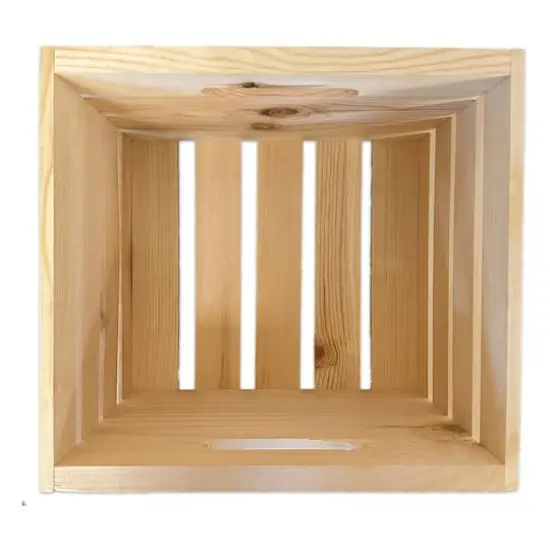 9.25" x 12.5" x 12.5" Pinewood Crate by Make Market&reg; {5}