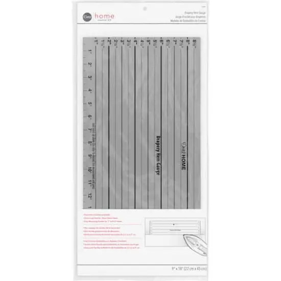 Dritz&reg; Home Drapery Hem Gauge, 18" x 9" {1}
