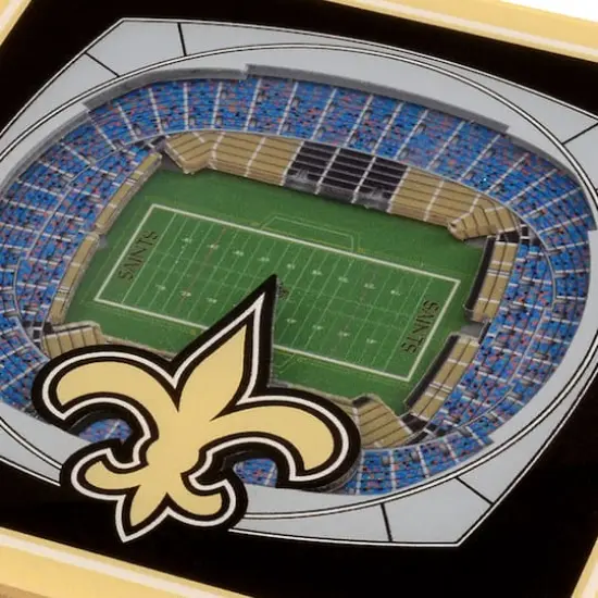 3D StadiumView Coasters New Orleans Saints {5}