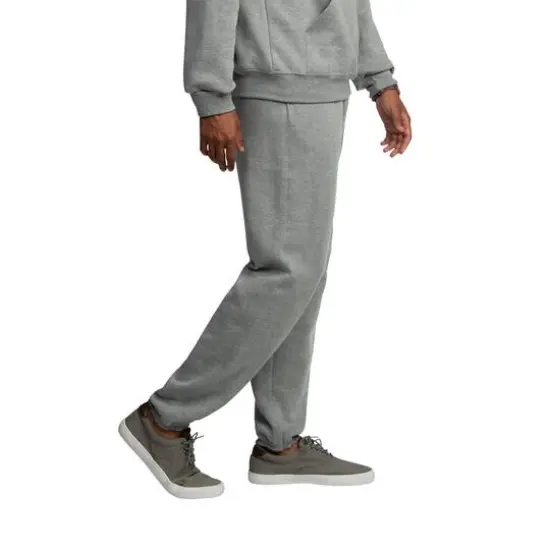 Fruit of the Loom Eversoft Fleece Elastic Bottom Sweatpant Grey Heather {5}