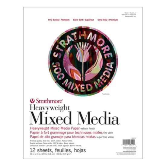 Strathmore&reg; 500 Series Heavyweight Mixed Media Paper Pad {2}