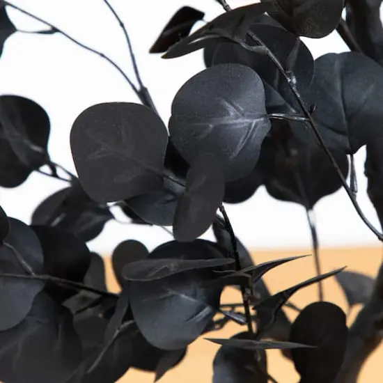 4ft. Artificial Halloween Black Eucalyptus Tree {5}