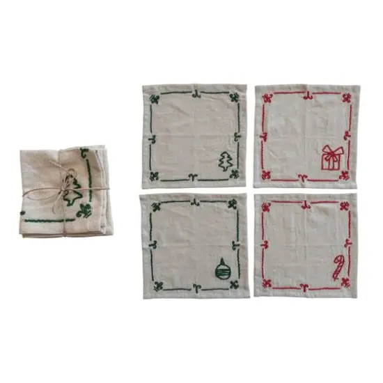 Hello Honey&reg; 10" Holiday Icon Cocktail Napkin Set {1}