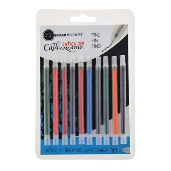 Manuscript CalliCreative Switch Tip Refill Packs, Fineliner {1}