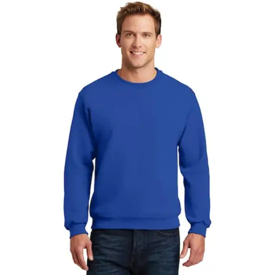 JERZEES&reg; Super Sweats&reg; NuBlend&reg; Crewneck Sweatshirt Royal {4}