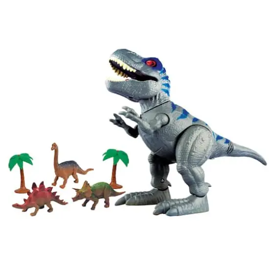 Red Box Toy Light & Sounds Pre-Historic Times: Dinosaur Playset with Walking T-REX {1}