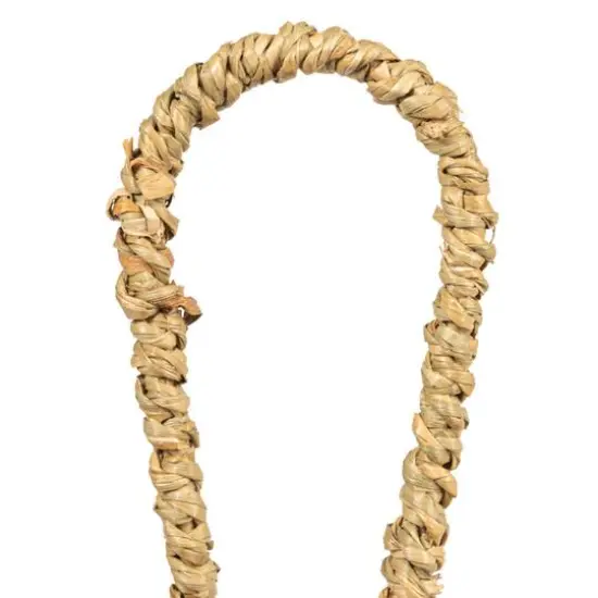 Hello Honey&reg; 11.5" Natural Round Seagrass 4-Section Caddy {10}