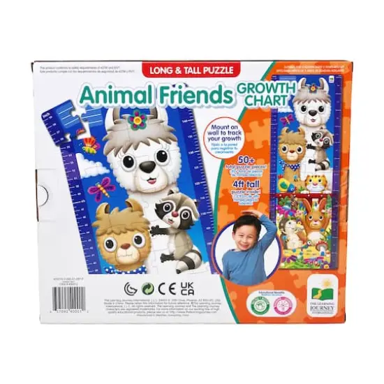 Long & Tall Puzzles - Animal Friends Growth Chart: 50+ Pcs {4}