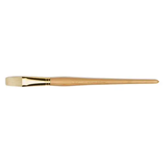 Raphael D'Artigny Interlocked White Bristle Flat Brush {1}