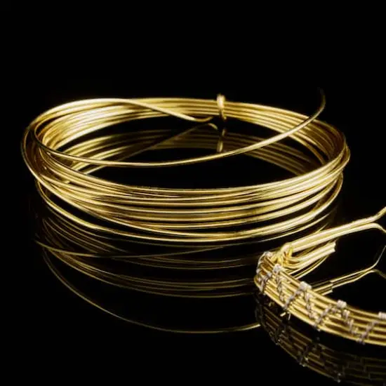 16 Gauge Dead Soft Wire by Bead Landing&trade; Brass {3}