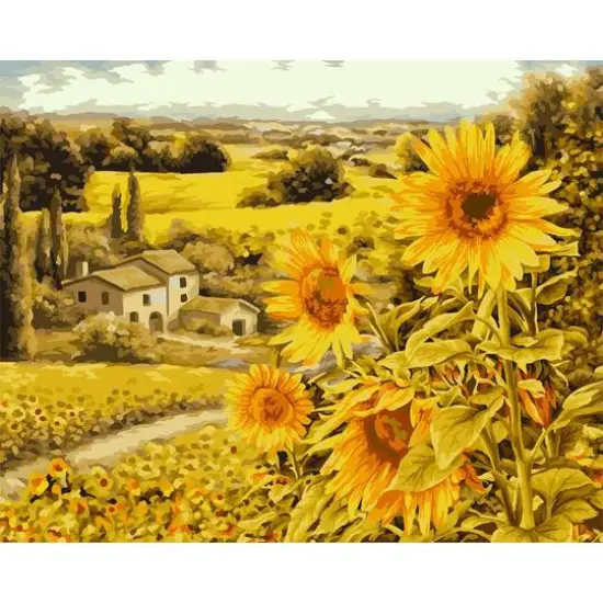 Crafting Spark Sunny Fields Painting by Numbers Kit {1}