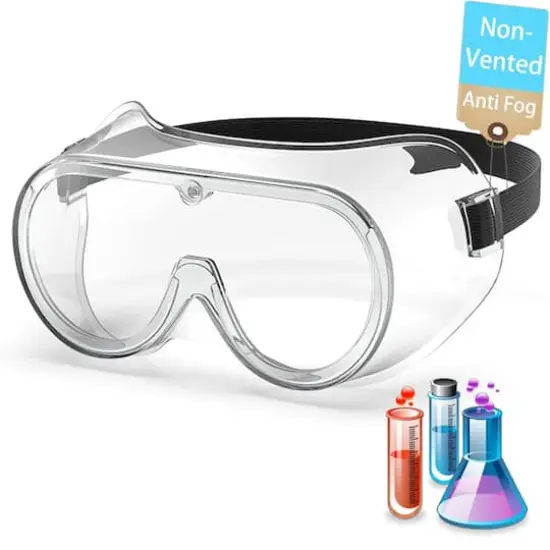 Non-Vented Anti-Fog & Anti-Splash Safety Goggles {4}