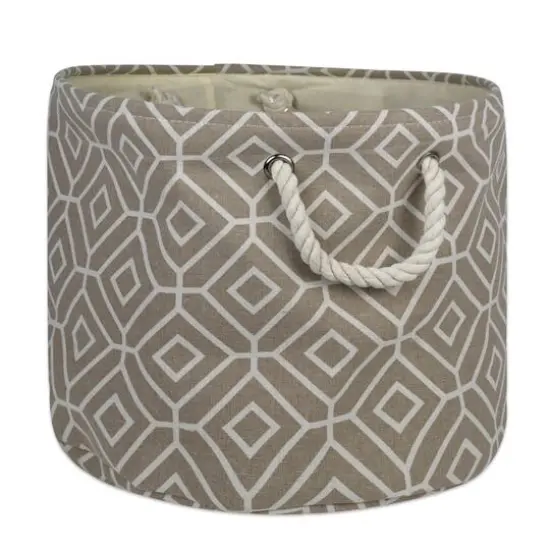 DII&reg; Medium Round Stained Glass Polyester Bin Rose {2}