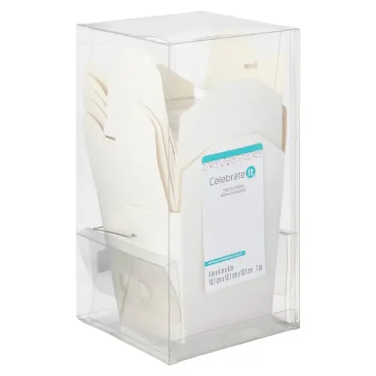 4" White Take-Out Box Set by Celebrate It&trade; {4}