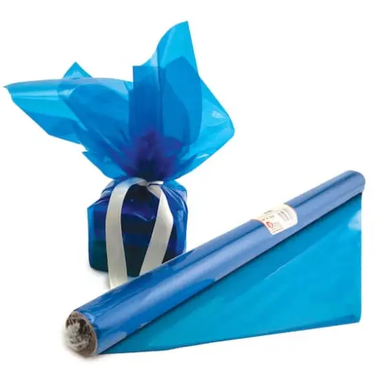 Hygloss&reg; Cello-Wrap&trade; Roll, 6ct. Aqua {3}