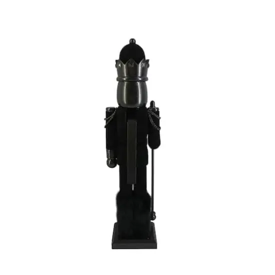 16" Black Wood Nutcracker with Staff by Ashland&reg; {6}