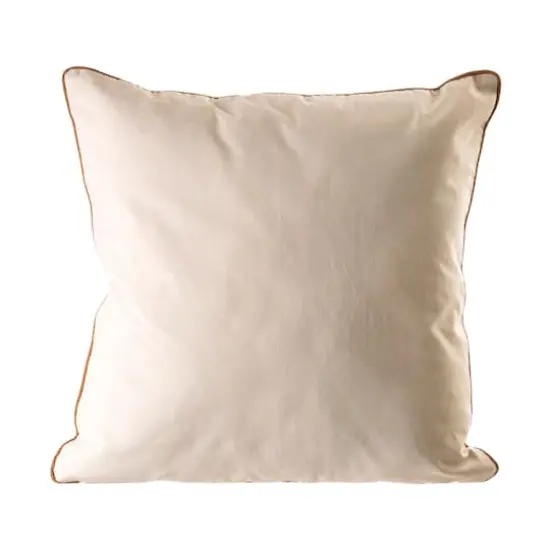 Glitzhome&reg; Cotton Embroidered Pumpkin Pillow Cover {16}