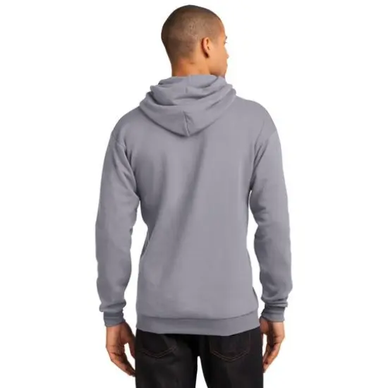 Port & Company® Neutrals Core Fleece Pullover Hooded Sweatshirt Silver {6}