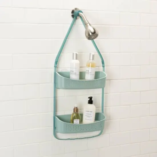 Bath Bliss 2 Way Convertible Shower Caddy Seaglass {6}